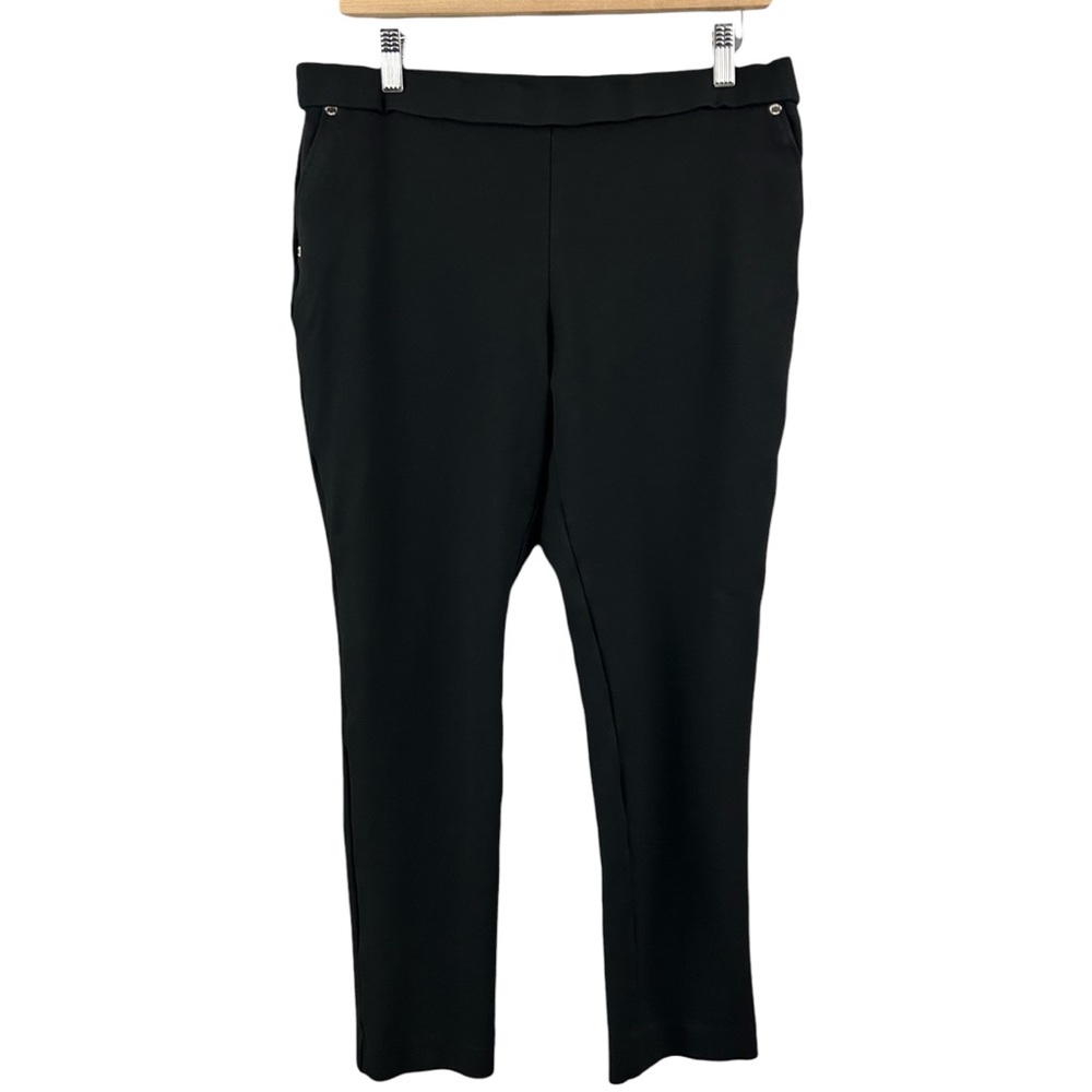 Anne Klein Black Ankle Cropped Pants Size Large
